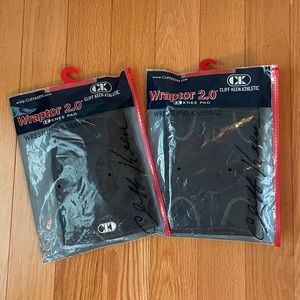Cliff Keen Wraptor High Impact Wrestling Knee Pads Black Pair Mesh Panel Medium